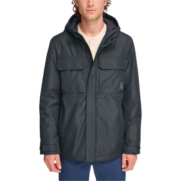BASS OUTDOOR Mens Performance Hooded Pocket Windbreaker Jacket NWT